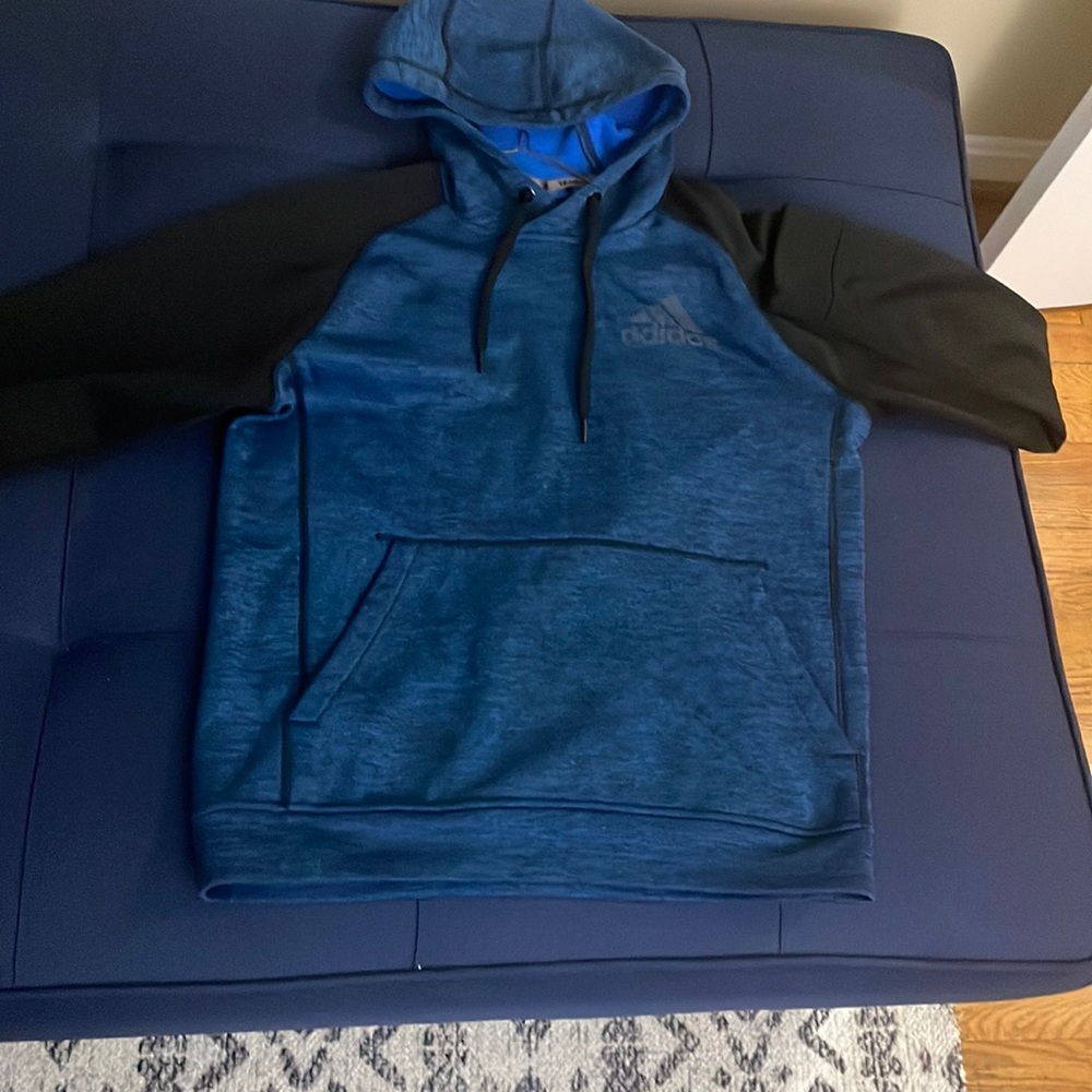 Adidas M Blue Hoodie